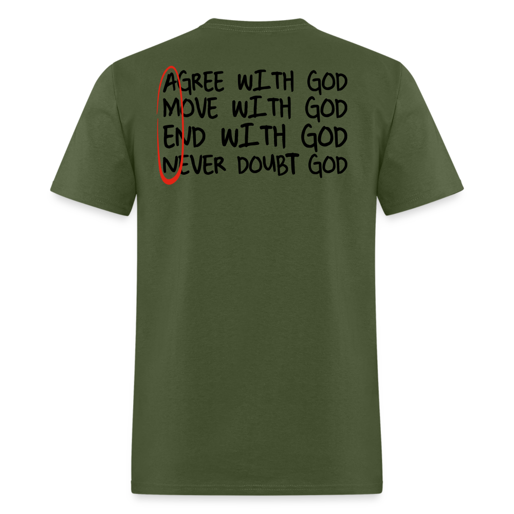 With God - Unisex Classic T-Shirt - military green