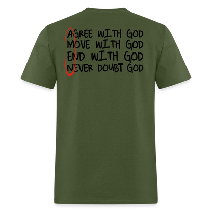 With God - Unisex Classic T-Shirt - military green