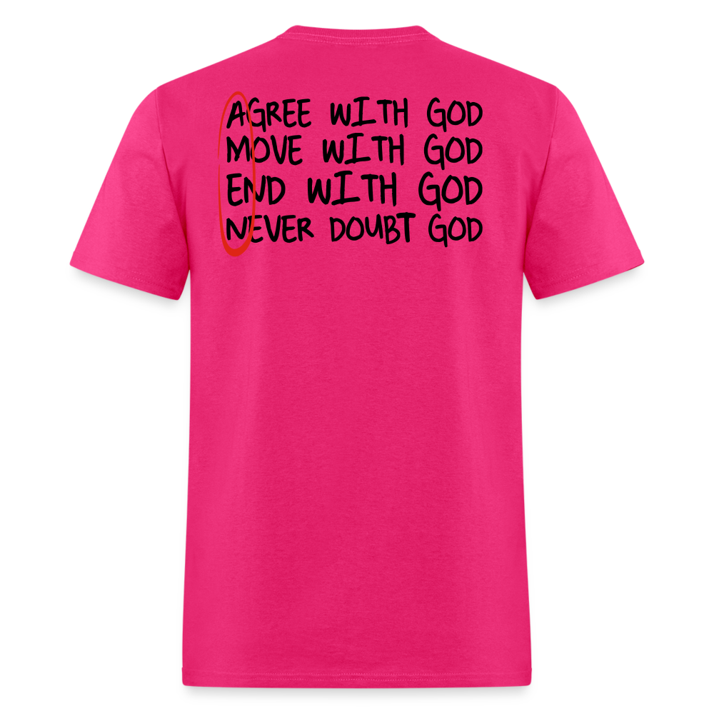 With God - Unisex Classic T-Shirt - fuchsia