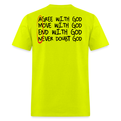 With God - Unisex Classic T-Shirt - safety green