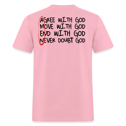 With God - Unisex Classic T-Shirt - pink