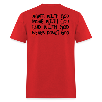 With God - Unisex Classic T-Shirt - red