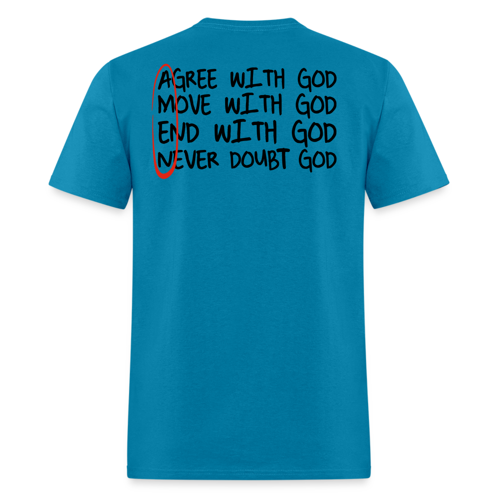 With God - Unisex Classic T-Shirt - turquoise