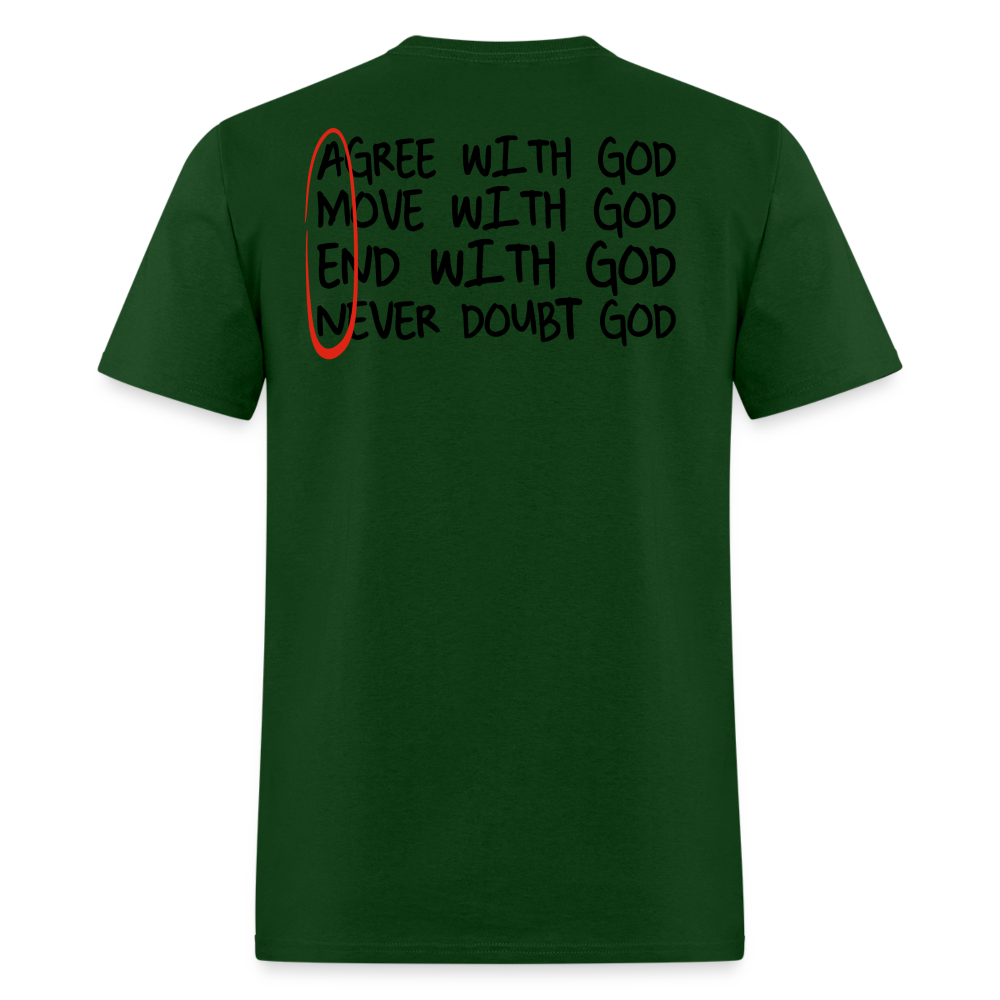 With God - Unisex Classic T-Shirt - forest green