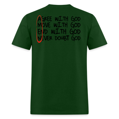 With God - Unisex Classic T-Shirt - forest green