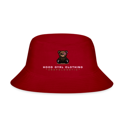 HG Bucket Hat - W - red