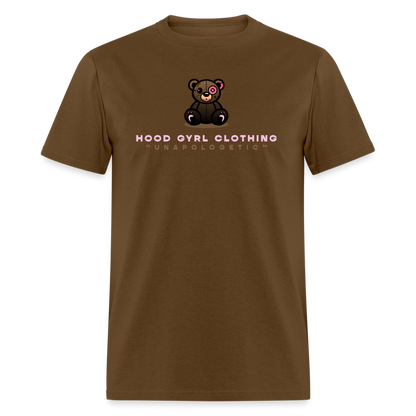 Hood Gyrl T-Shirt - W - brown