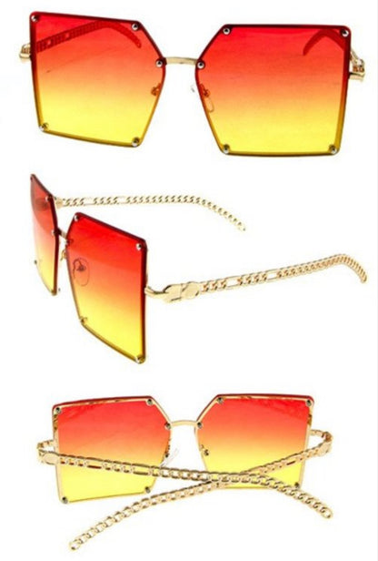 It’s All About Me Sunglasses - Red/Yellow Combo