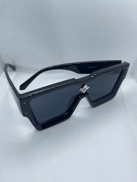 Cyclone Sunglasses - Black (Silver)